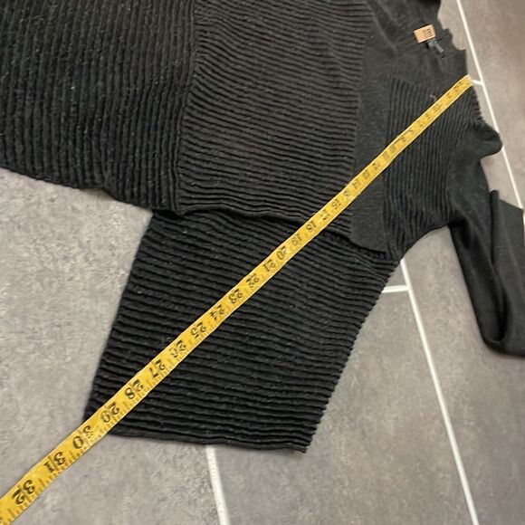 Eileen Fisher charcoal Cadigan sweater size Small Petite - Picture 8 of 9